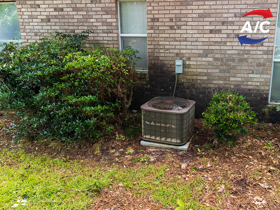 Old HVAC Unit in need of Maintenance
