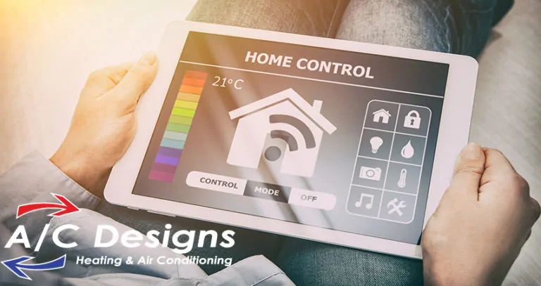 home smart system automated connection room thermostat control display monitoring tablet house remote internet light app technology concept - stock image